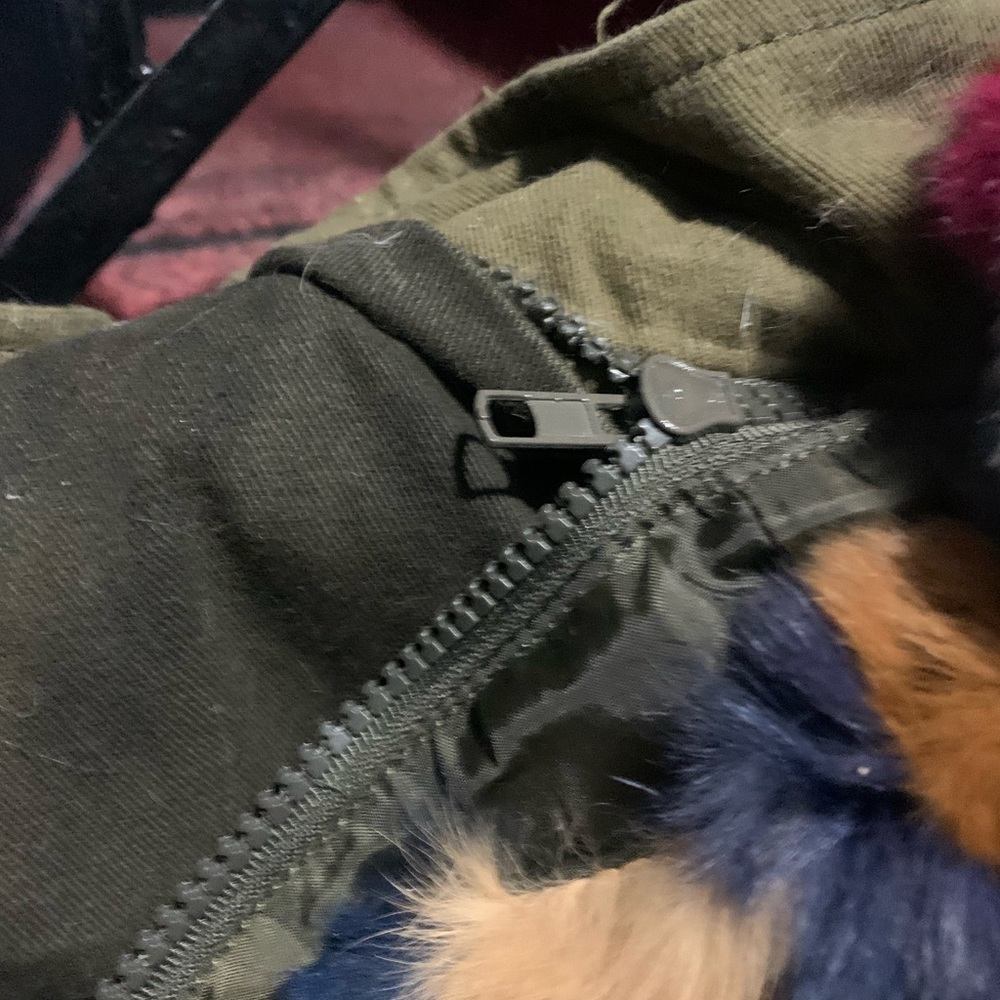 J.military by Jocelyn fur lined hooded vest - Picture 7 of 14